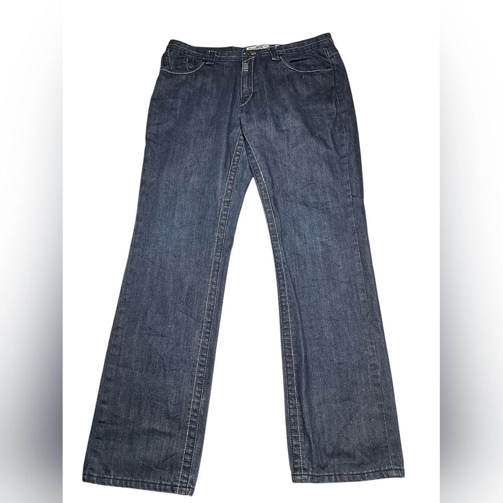 Vintage Y2K Akademiks Mens True Fit Lot 009 Straight Denim Jeans Blue Size 36